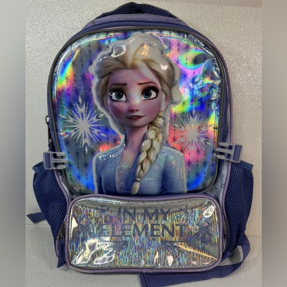 Disney 3D Frozen 2 Elsa BackPack bag school - Picture 1 of 1